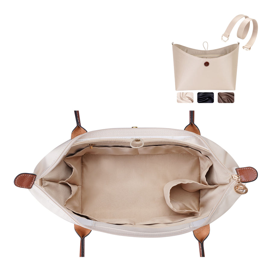 ZTUJO Silky Touching Purse Organizer Insert For LongChamp Le