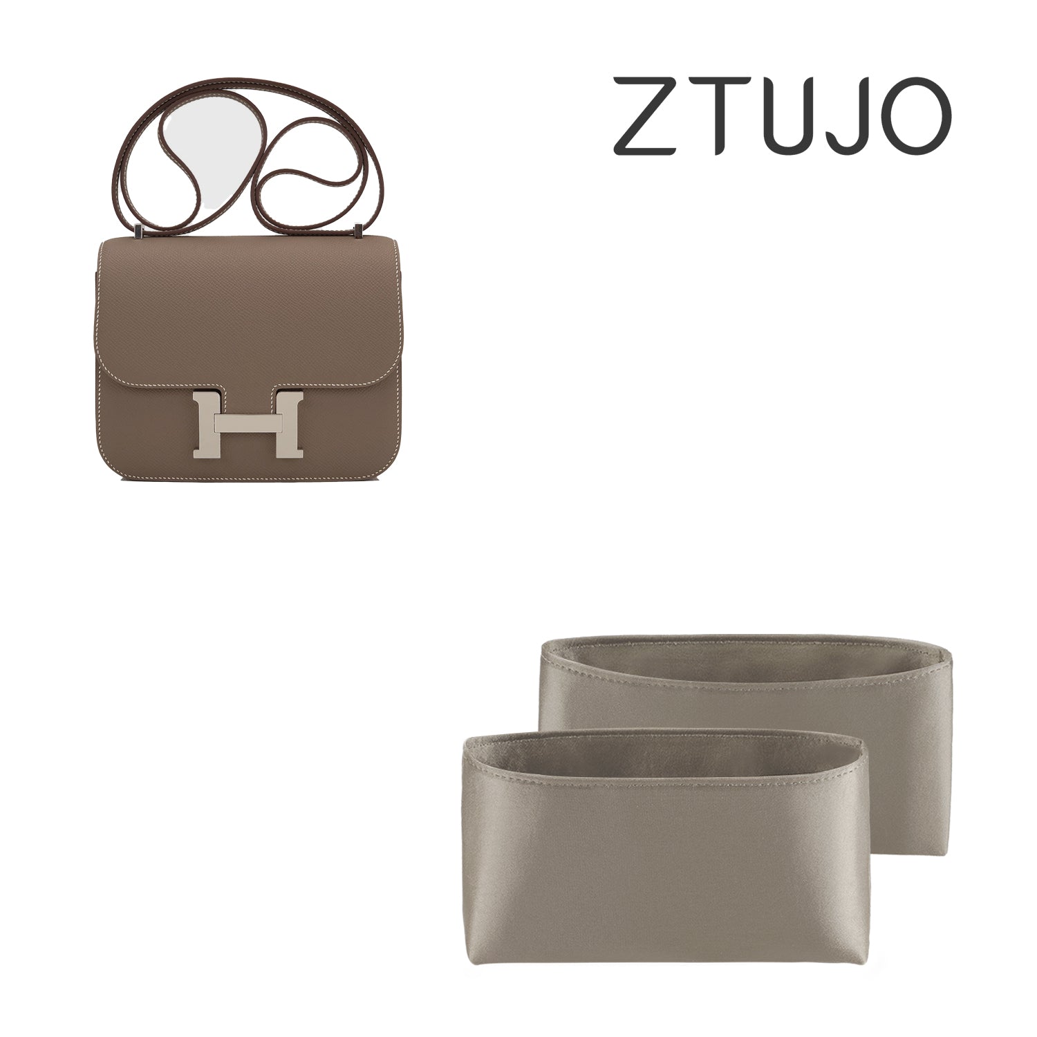 New High end Silks and Satins material version of Purse Organizer