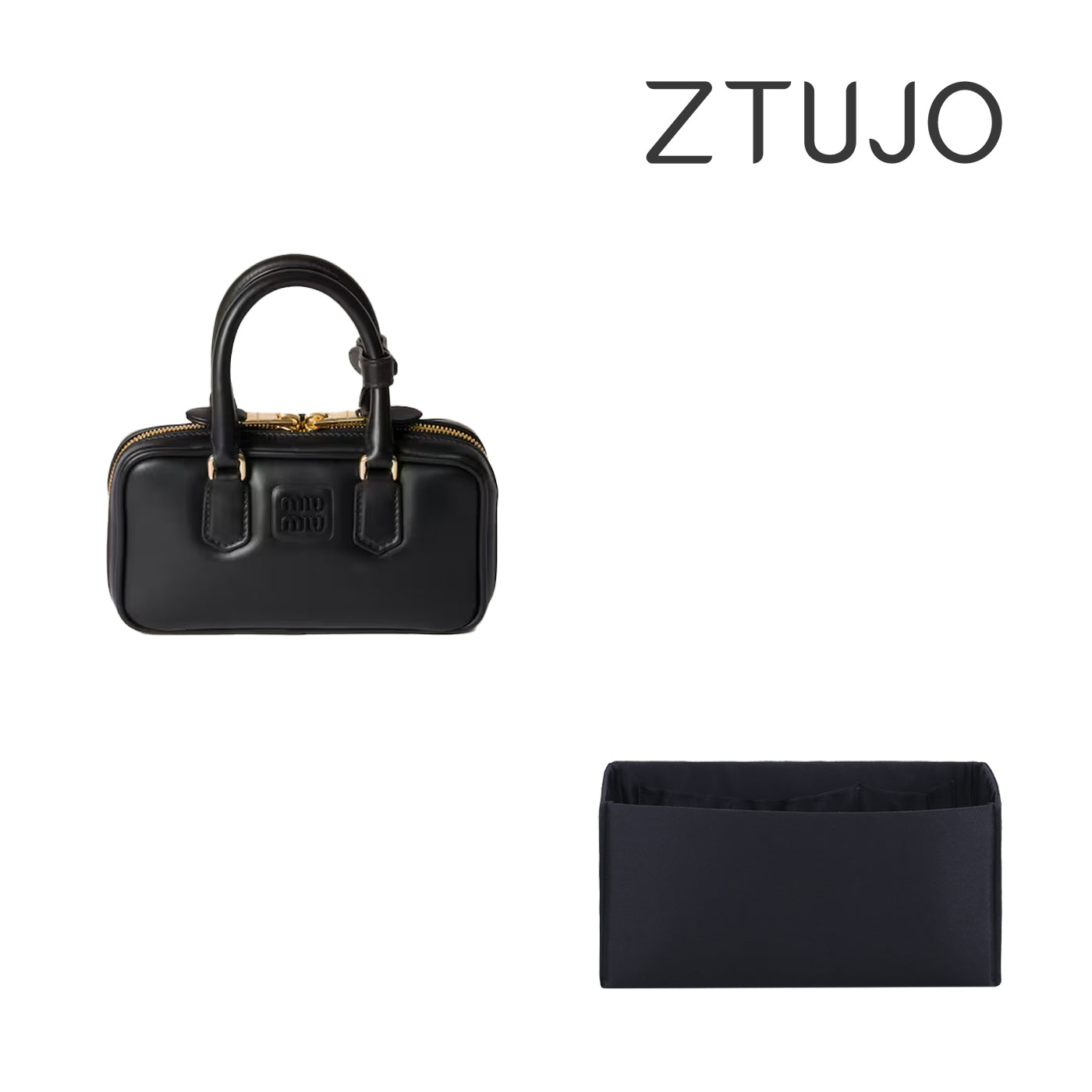 小物 miu New High end Silks and Satins material version of Purse Organizer