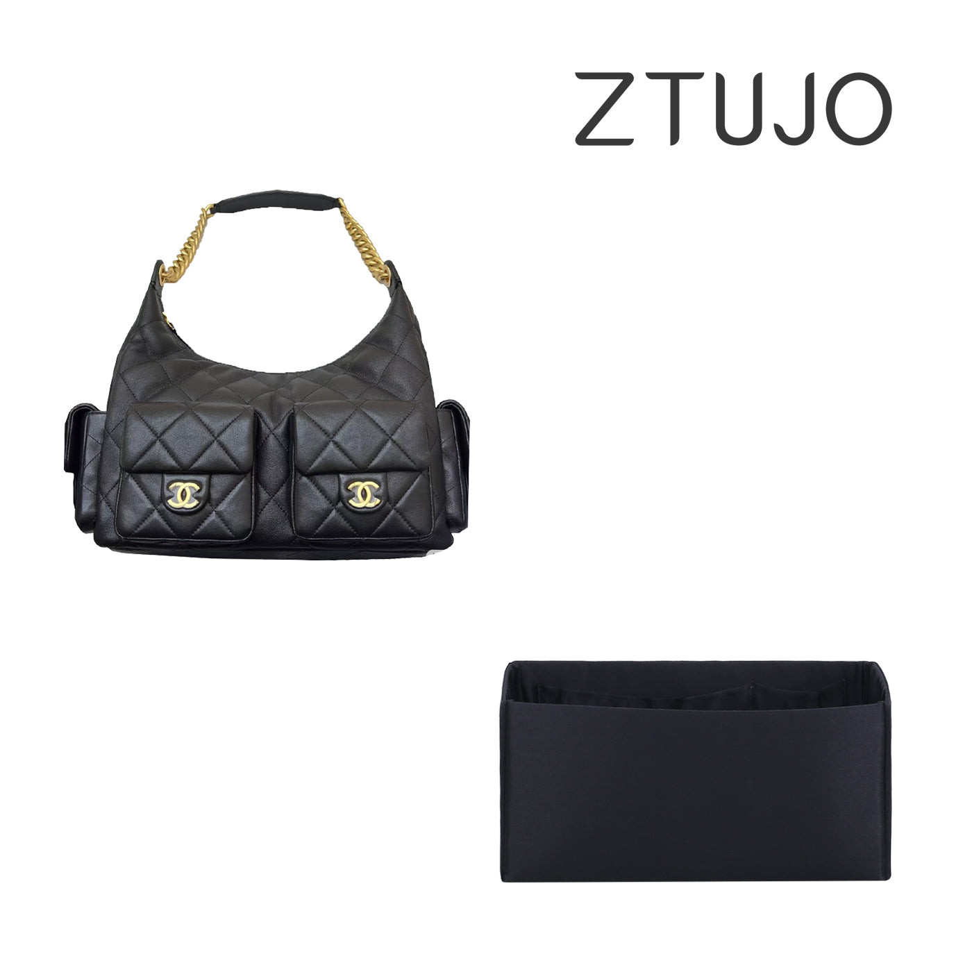 New High end Silks and Satins material version of Purse Organizer