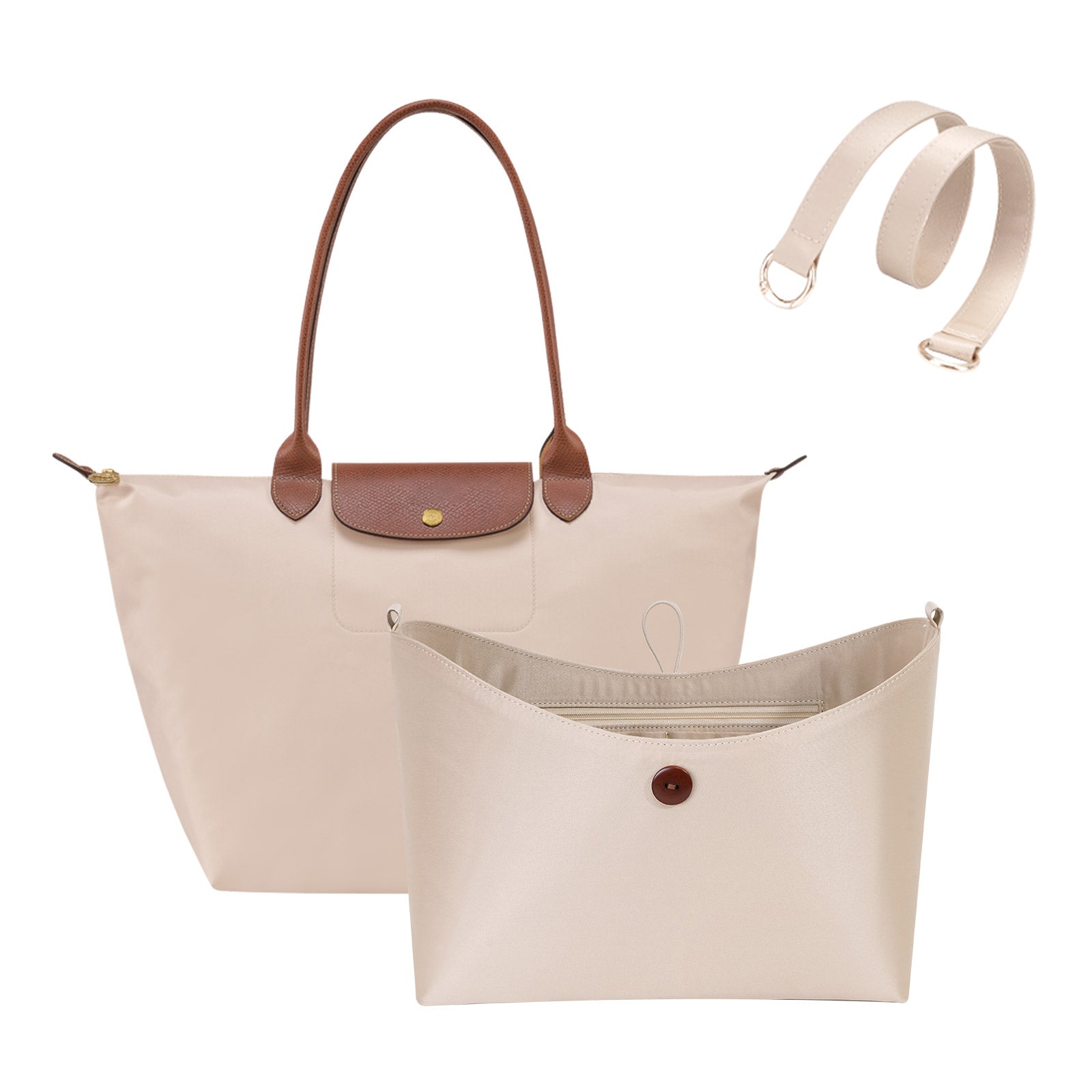 ZTUJO Silky Touching Purse Organizer Insert For LongChamp Le