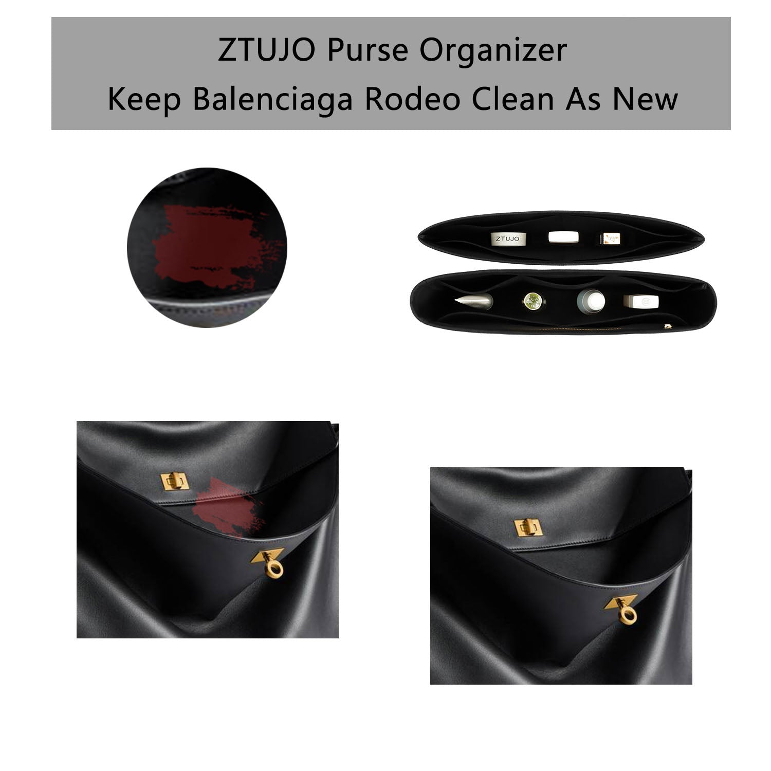 Premium High end version of Purse Organizer specially for