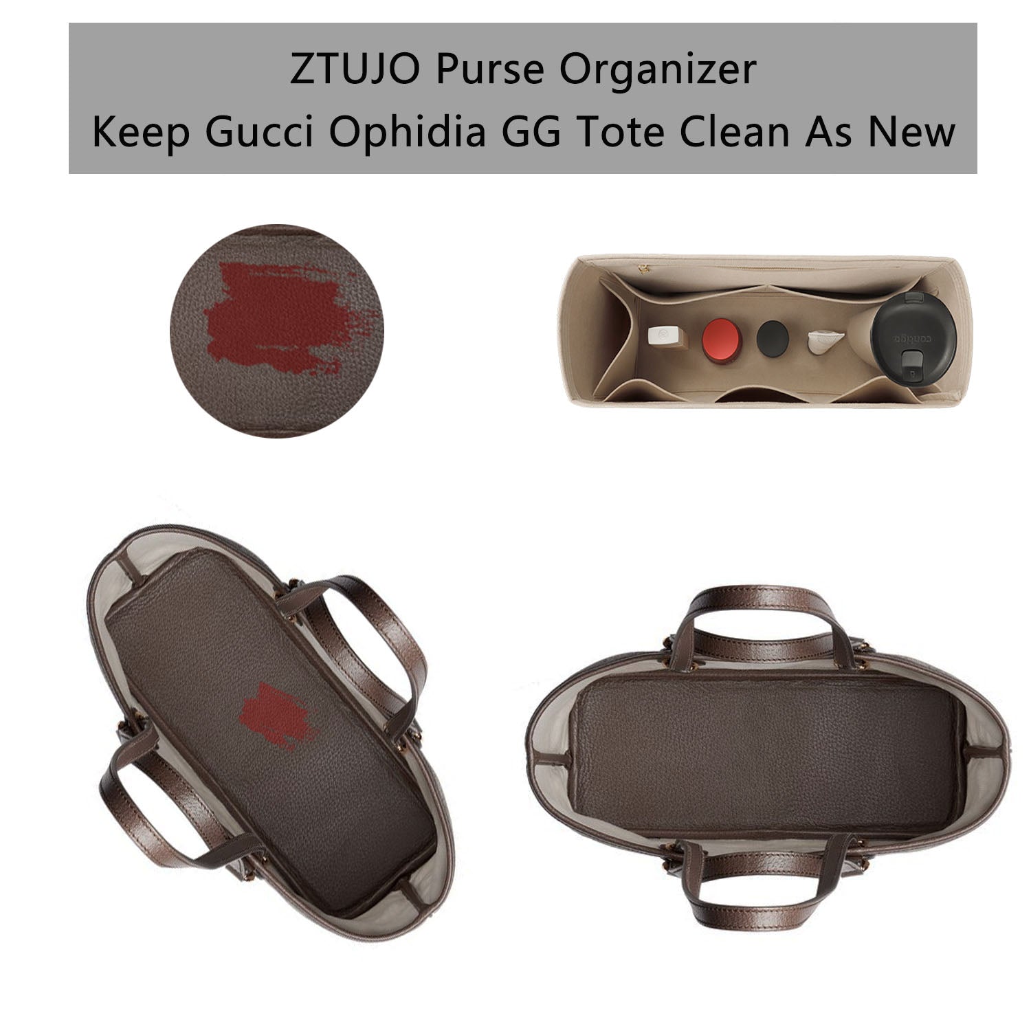 Premium High end version of Purse Organizer specially for Gucci