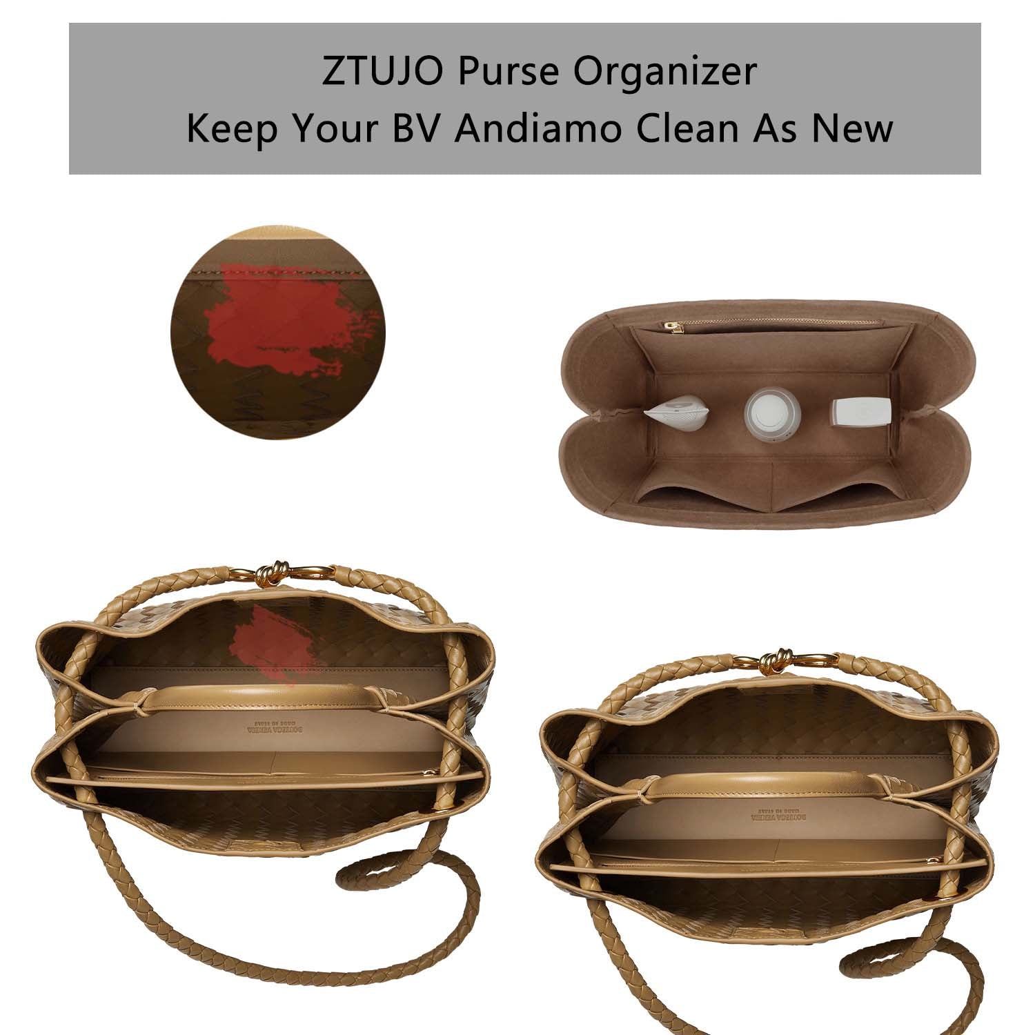 Viera オーダー品 Premium High end version of Purse Organizer specially for Bottega