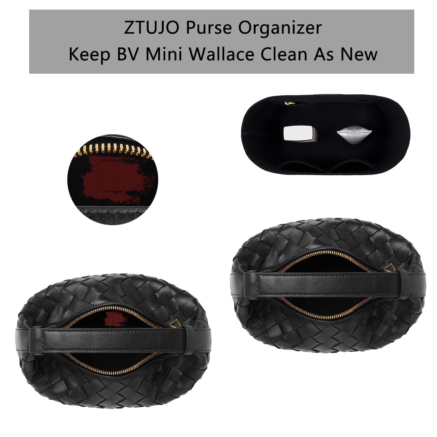 Premium High end version of Purse Organizer specially for Bottega