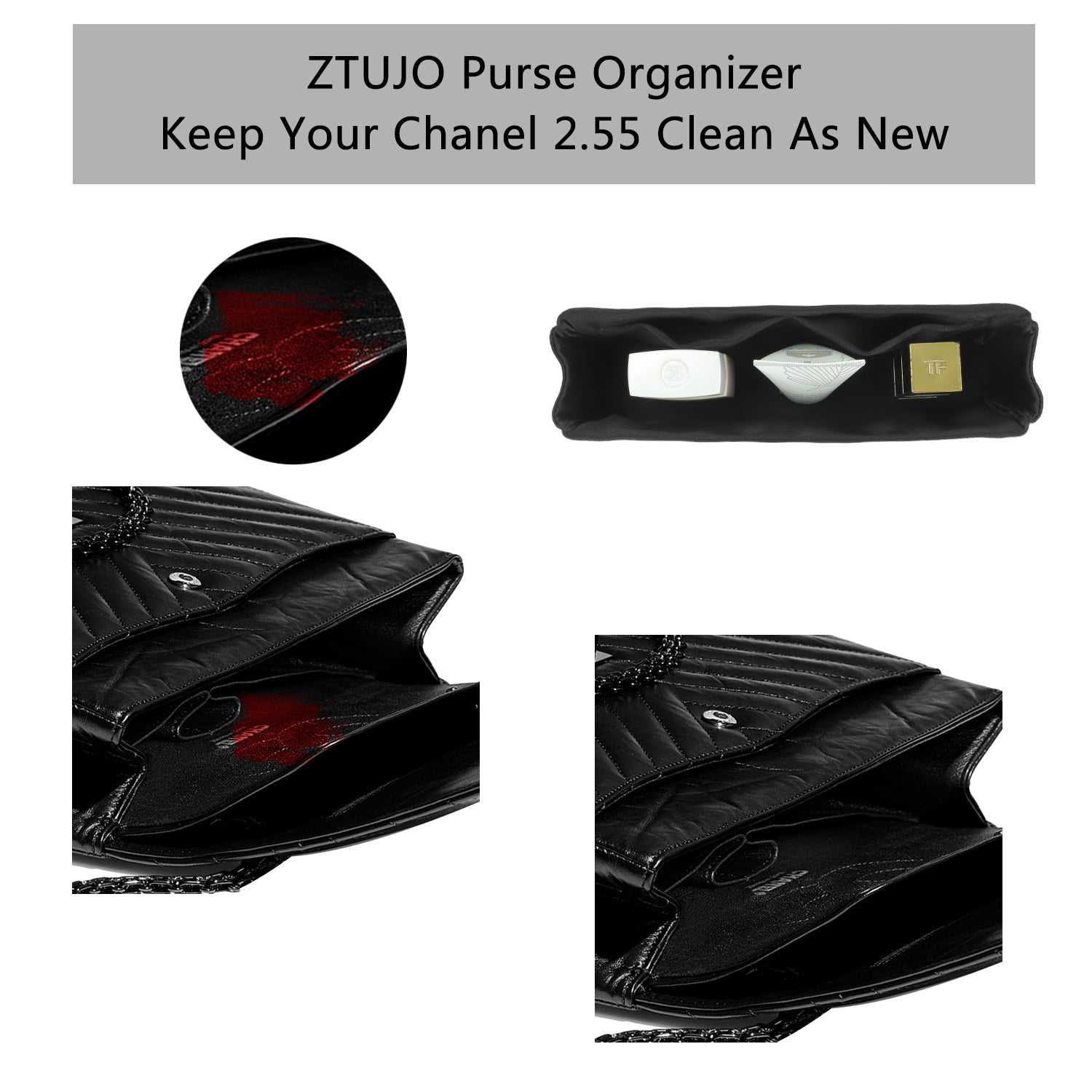 New High end Silks and Satins material version of Purse Organizer