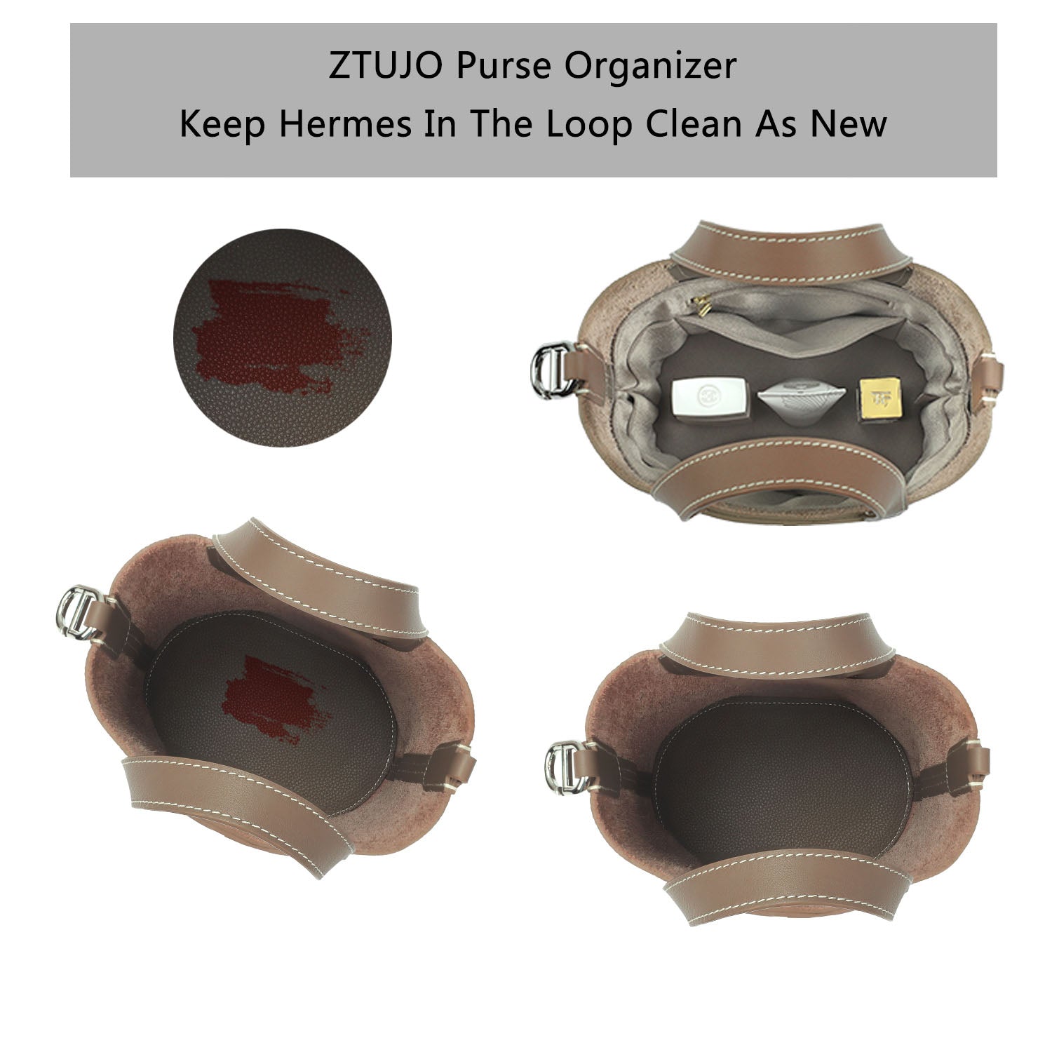 New High end Silks and Satins material version of Purse Organizer