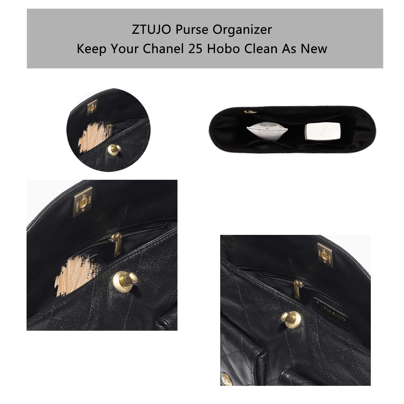 New High end Silks and Satins material version of Purse Organizer
