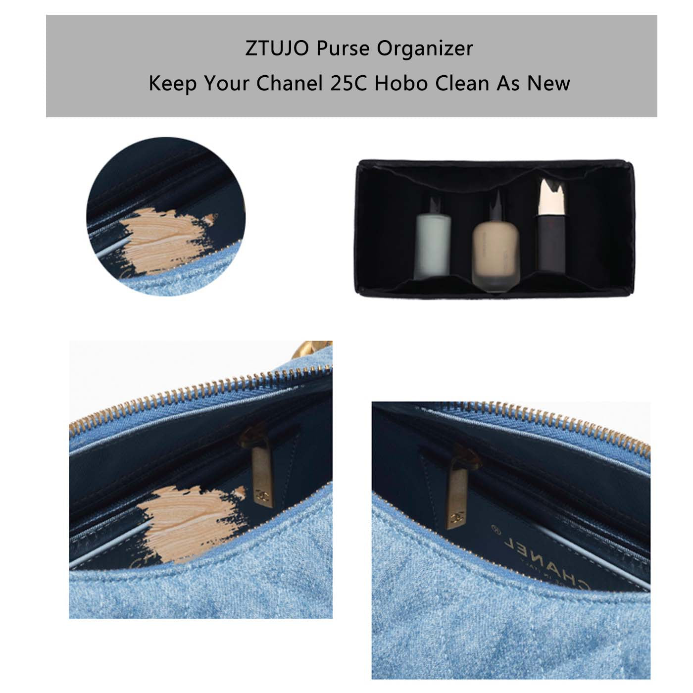 New High end Silks and Satins material version of Purse Organizer