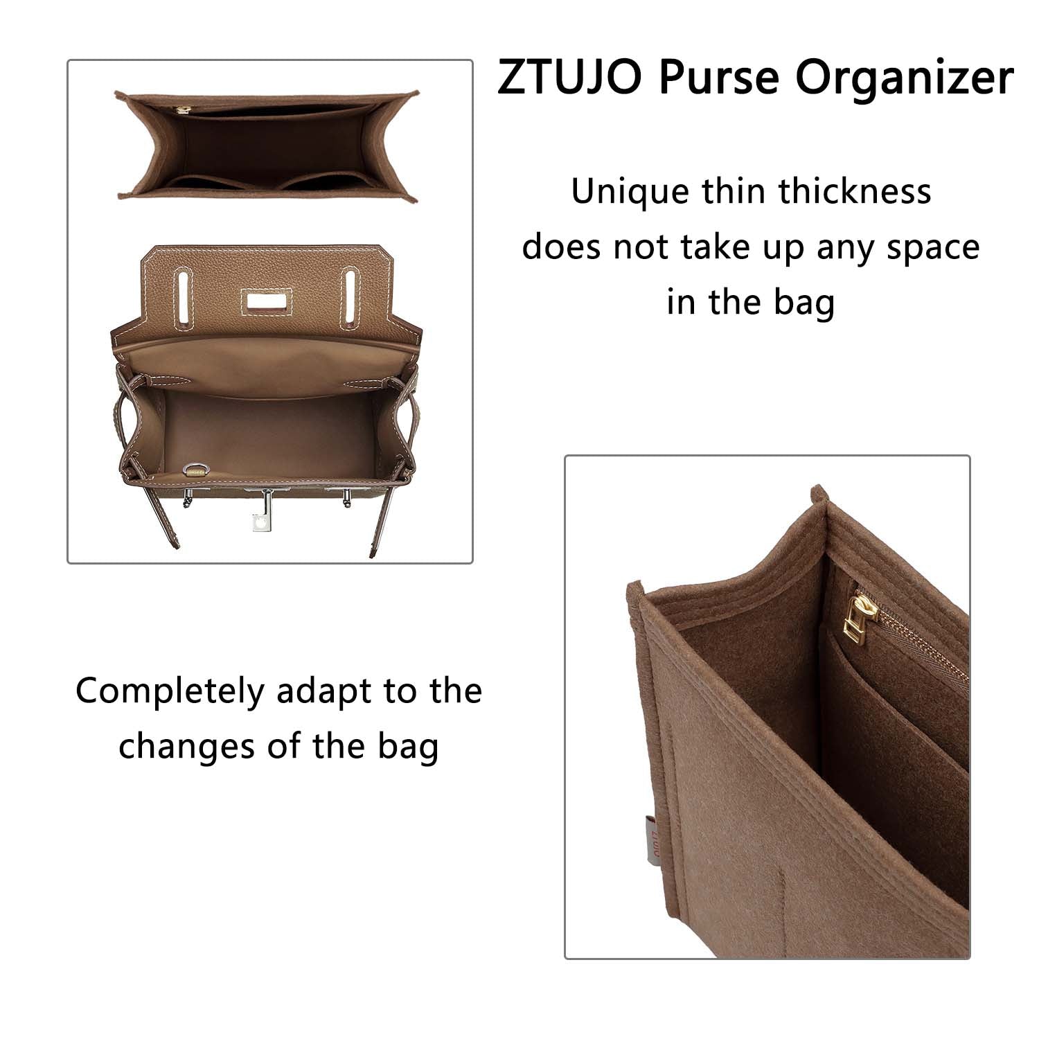 Premium High end version of Purse Organizer specially for Hermes