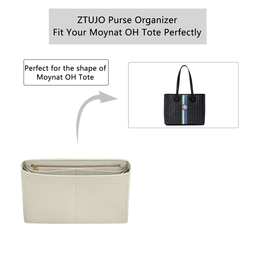 Duo Tote Bag Organizer / Moynat Duo Tote Bag Insert / Shopping 