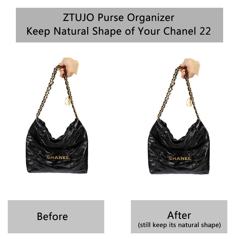 Chanel 22 Medium Handbag Contrast Stitching - Kaialux