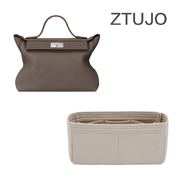 Purse Organizer Insert,Felt Bag Organizer with NEW Detachable Zipper cover,  fits LV, Goyard St Lious, Tote and handbag shaper – ztujo