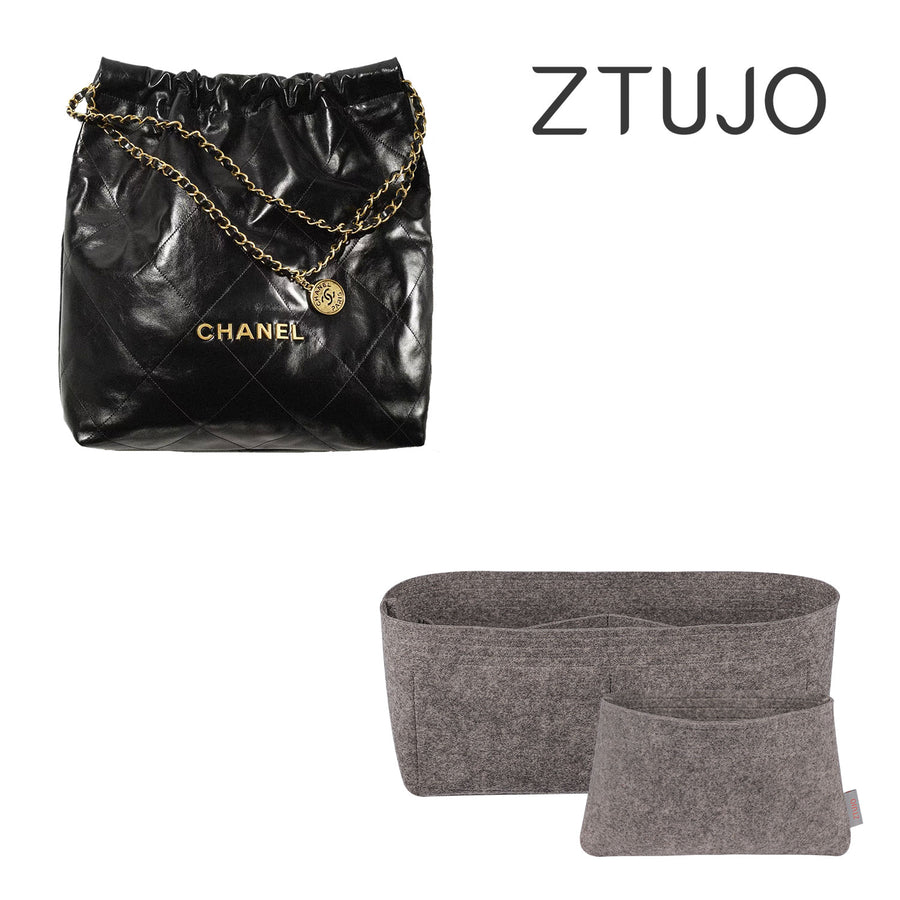  DGAZ Purse Organizer Insert For Chanel CF Bags，Silk