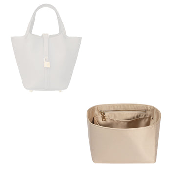 Baginbag Silk Purse Organizer Insert Fits LV Speedy 16/20/25/30/35/45 bags  .Silky Smooth Bag Organizer .Luxury Handbag & Tote Shaper