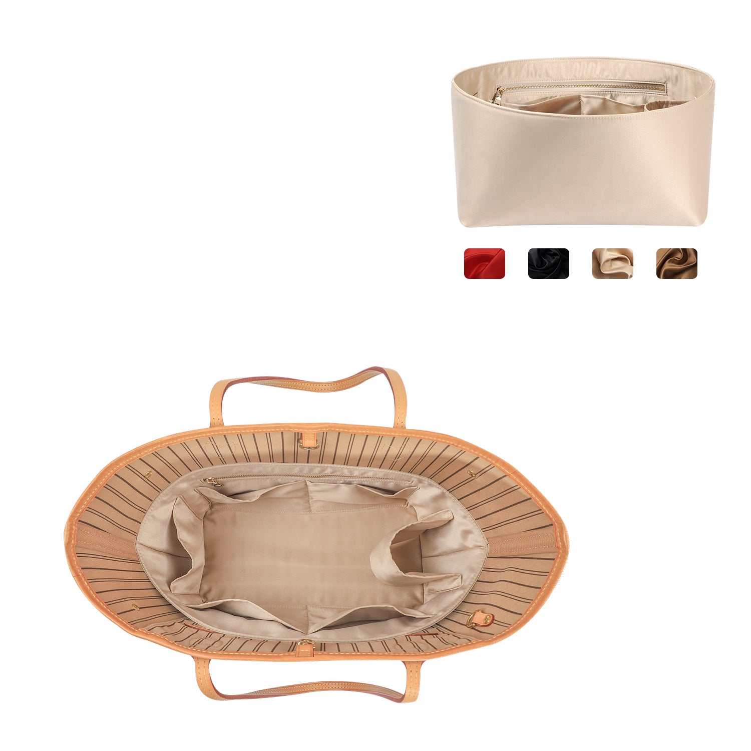 Totesavvy Best Tote Bag Organizer Insert Baby Bag Insert Totesavvy