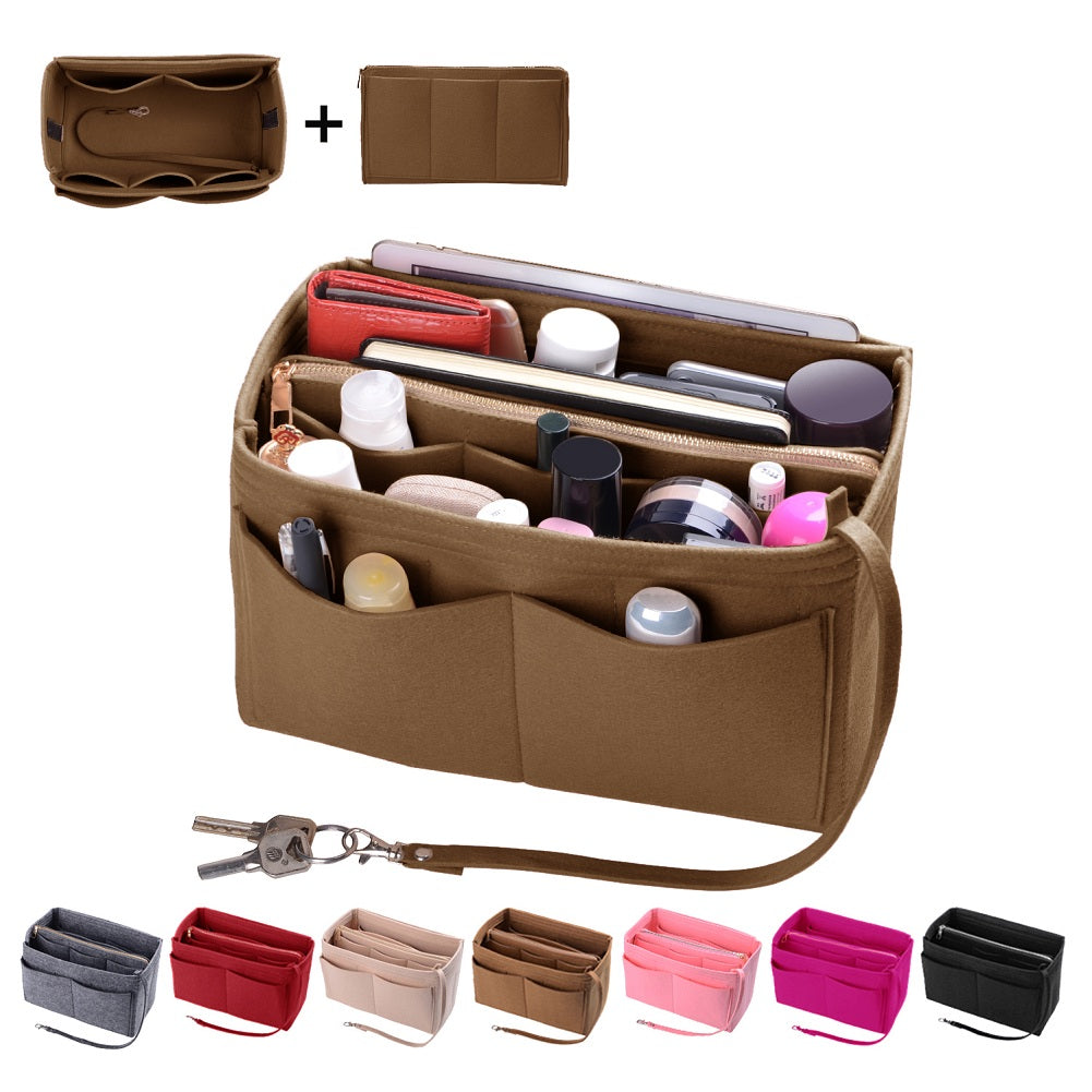 N.full Detachable Zipper-Top Style Felt Bag and Purse Organizer / Bag Insert for N.full PM, MM, and GM / N.full popular Purse Insert