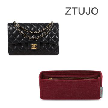 ZYZii Silk Purse Organizer for Chanel Classic Flap  Square/Mini/Small/Medium/Jumbo/Maxi,Insert Bag in Bag,Luxury Handbag Tote  Lining Bag Shapers(CF