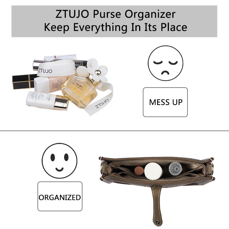 Organizer In Feltro Per Borsa Evelyne 16/29 – Inserti Beige Multitasche Guyii