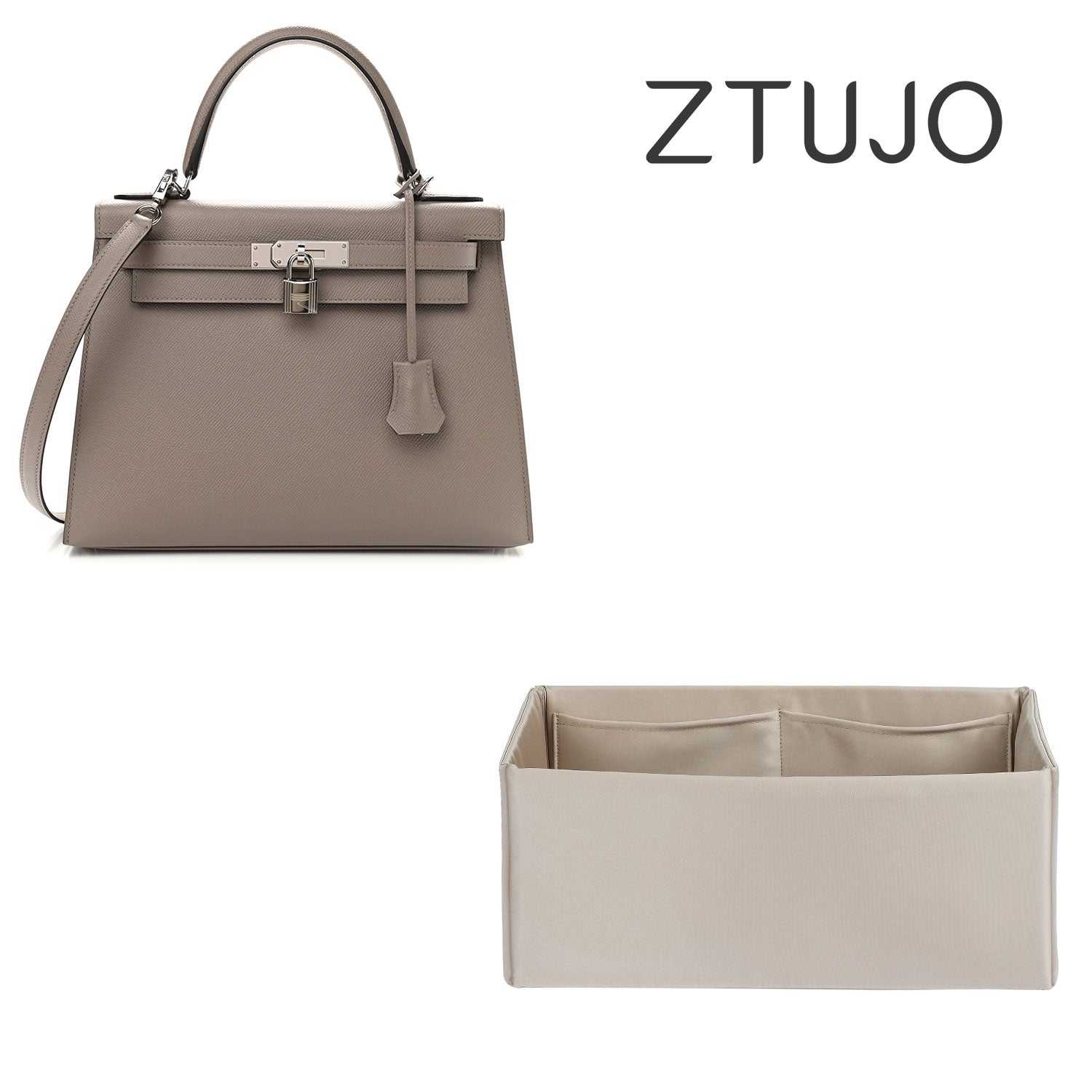 New High end Silks and Satins material version of Purse Organizer