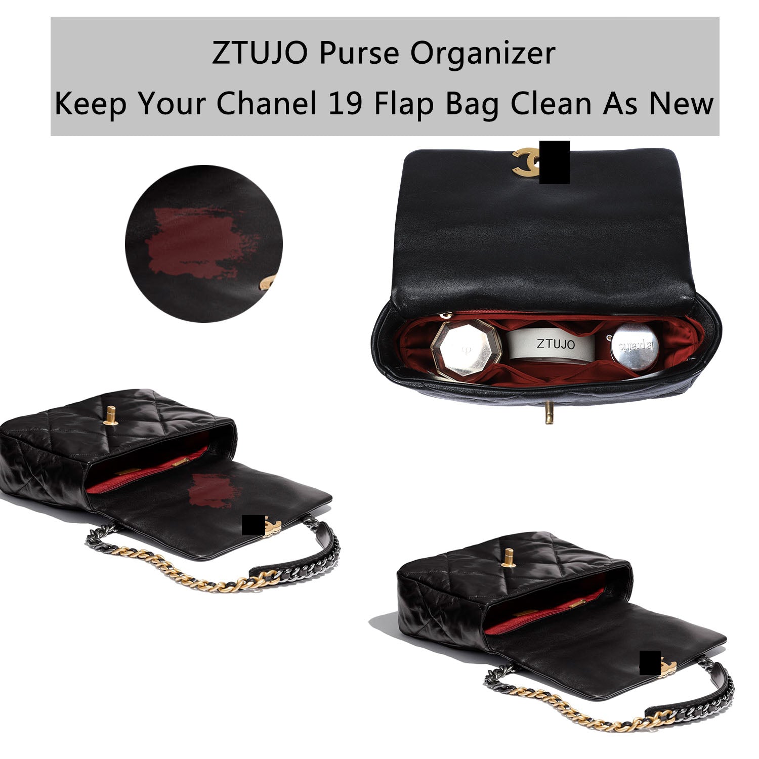 New High end Silks and Satins material version of Purse Organizer