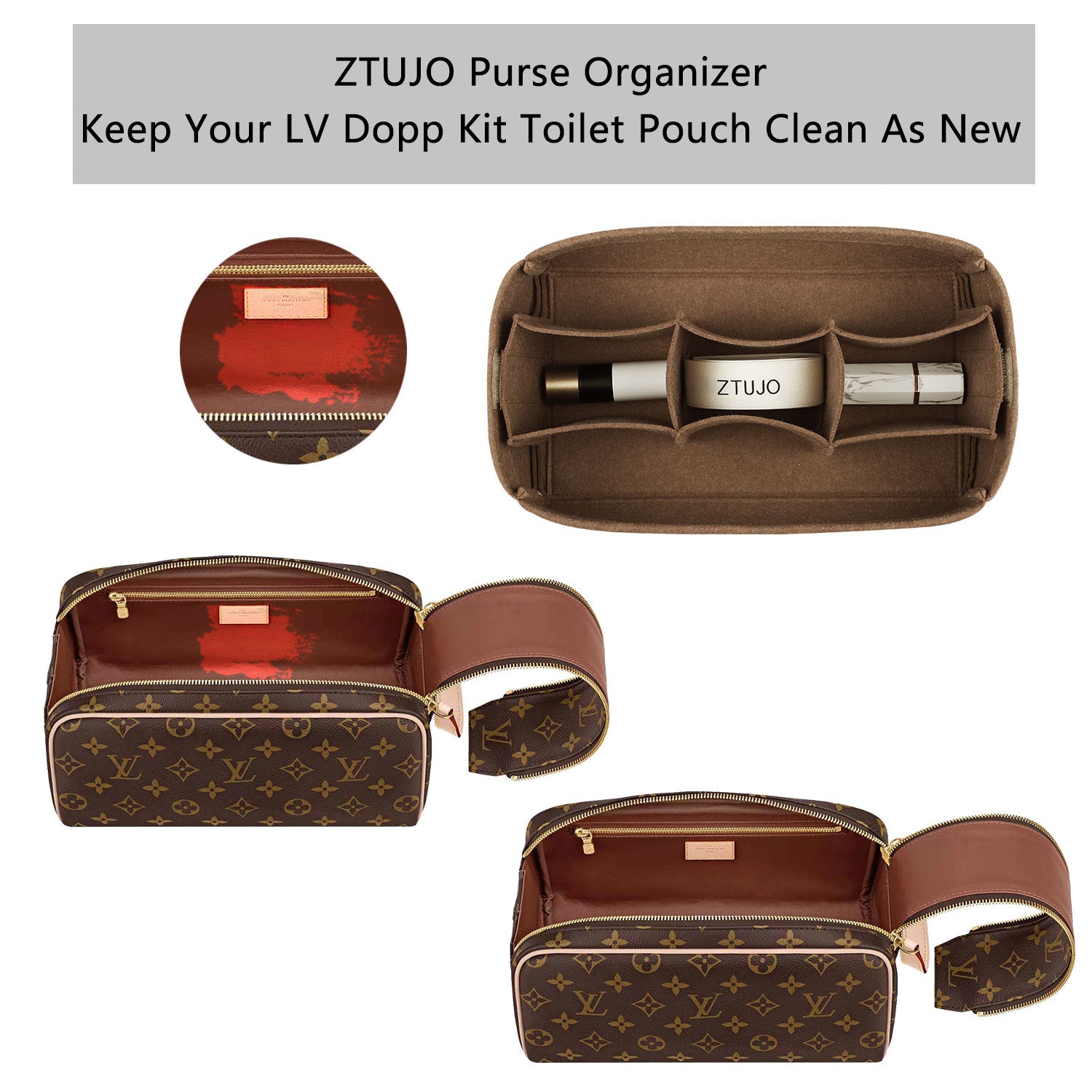 Wash Bag Louis Vuitton Kit Bag Dopp Kit Toilet Bag Louis Vuitton