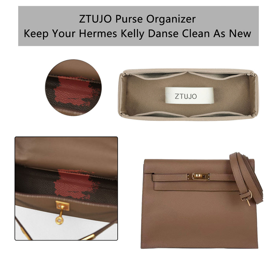 ZTUJO New Silks and Satins Material Purse Bag Organizer For Hermes