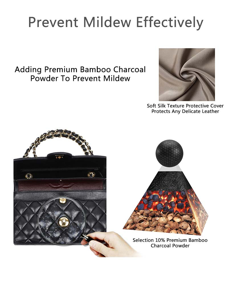 ibao [CB25] Luxury Handbag Pillow (Fits Chanel Boy 25,COCO Flap Mediurn,GG  Marmont 24,GG Marmont 26 bag) Purse Insert
