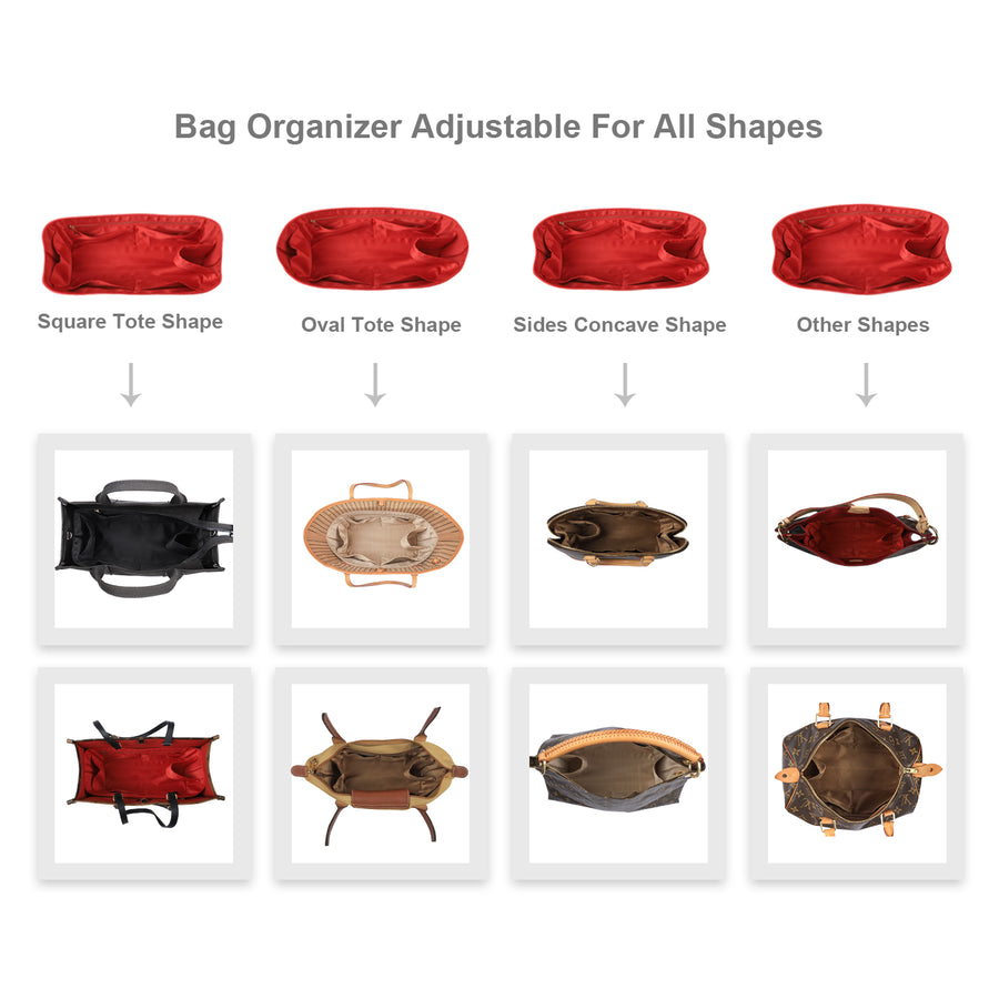 5pcs Handbag Shelf Divider Adjustable Abs Purse Organizer Office Home  Clothes | eBay