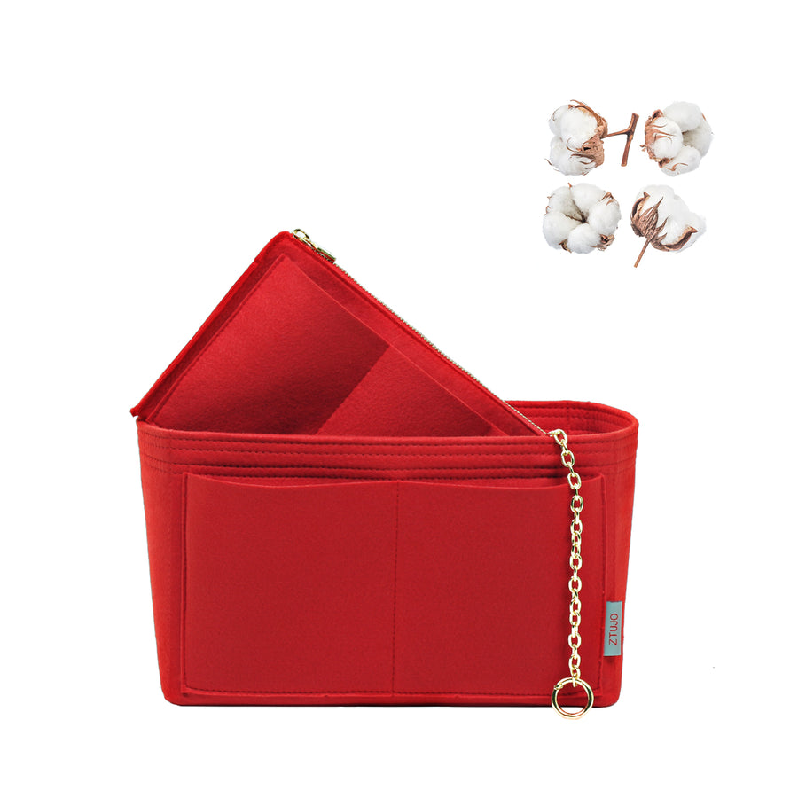 Purse Organizer Insert with zipper Handbag & Tote Shaper, Fit Speedy, –  Luxury Handbags and more
