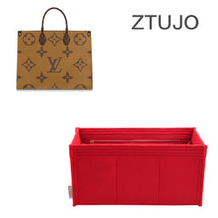 Bag and Purse Organizer with Singular Style for Louis Vuitton OntheGo PM,  MM and GM